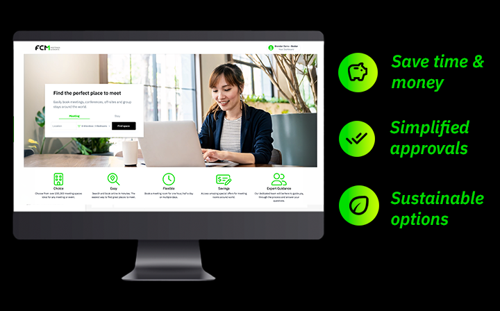 Find venues for your travel with venue finder